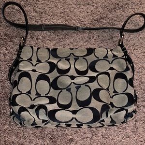 Black & Grey Coach Purse